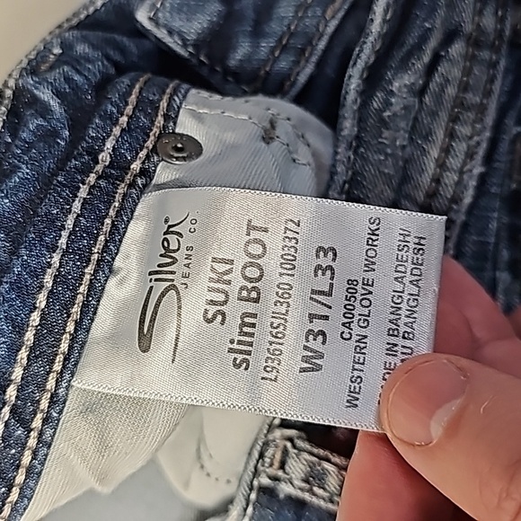 Silver Suki 31x33 slim boot cut jeans - Picture 6 of 7